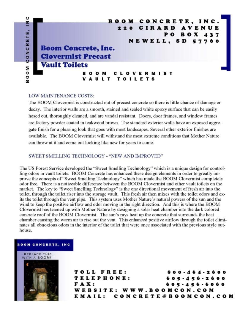 2019 Boom Clovermist Double Vault Toilet WP_Page_5